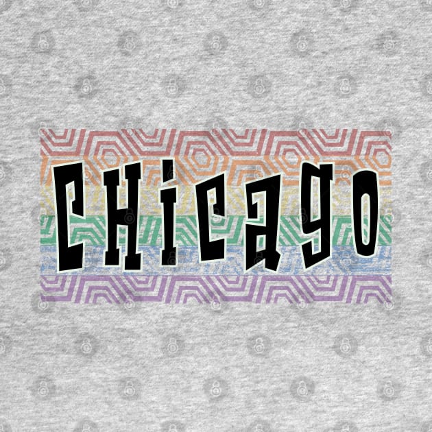 LGBTQ PATTERN AMERICA CHICAGO by Zodiac BeMac